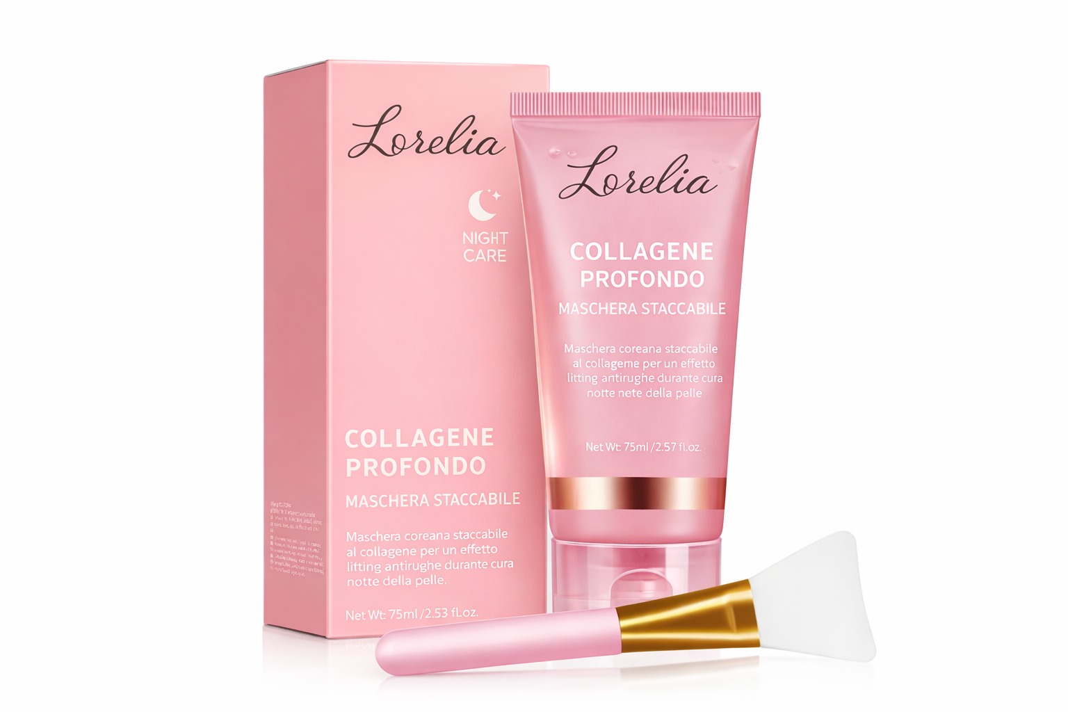 Lorelia™ Maschera al Collagene Profondo – Peel-Off Notturna Antirughe Effetto Lifting